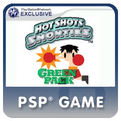 Front cover of Hot Shots Shorties: Green for PlayStation Portable