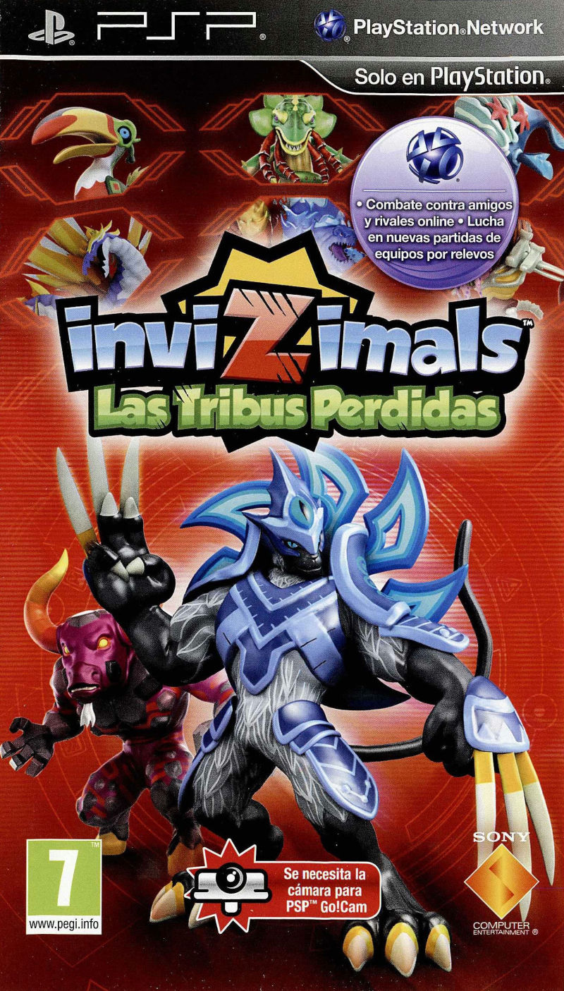 Front cover of InviZimals: The Lost Tribes for PlayStation Portable
