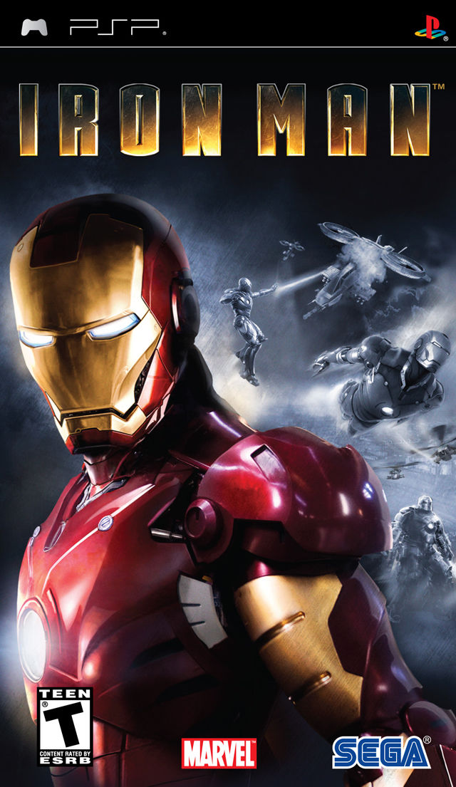 Front cover of Iron Man for PlayStation Portable