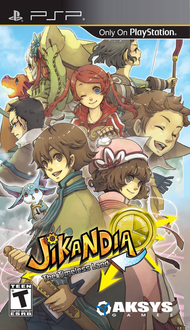 Front cover of Jikandia: The Timeless Land for PlayStation Portable