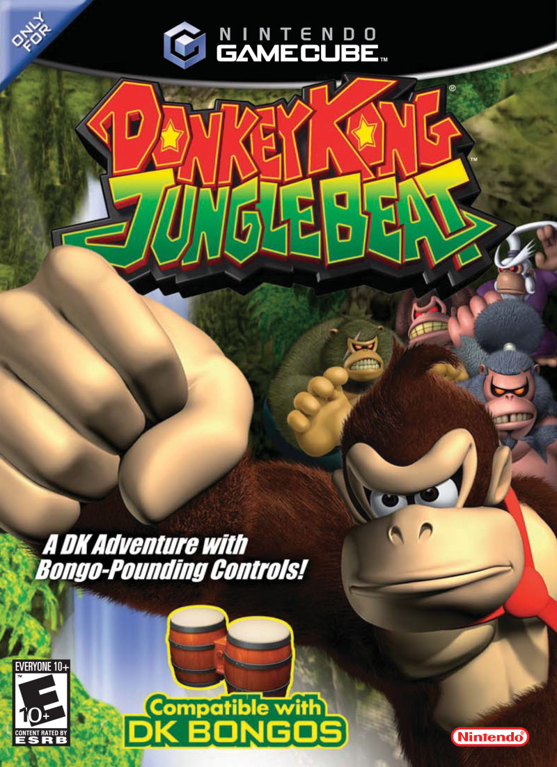 Front cover of Donkey Kong: Jungle Beat for Nintendo GameCube