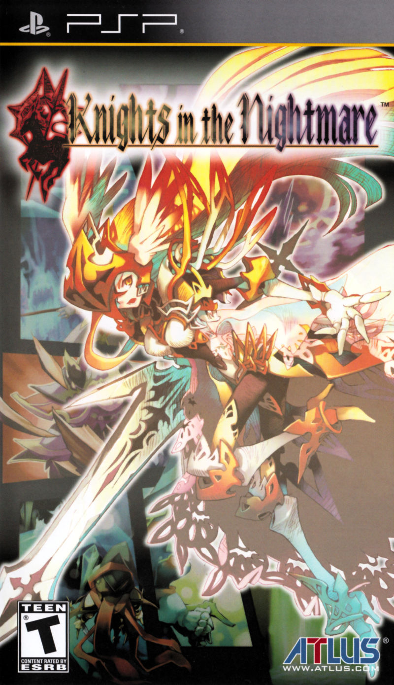 Front cover of Knights in the Nightmare for PlayStation Portable