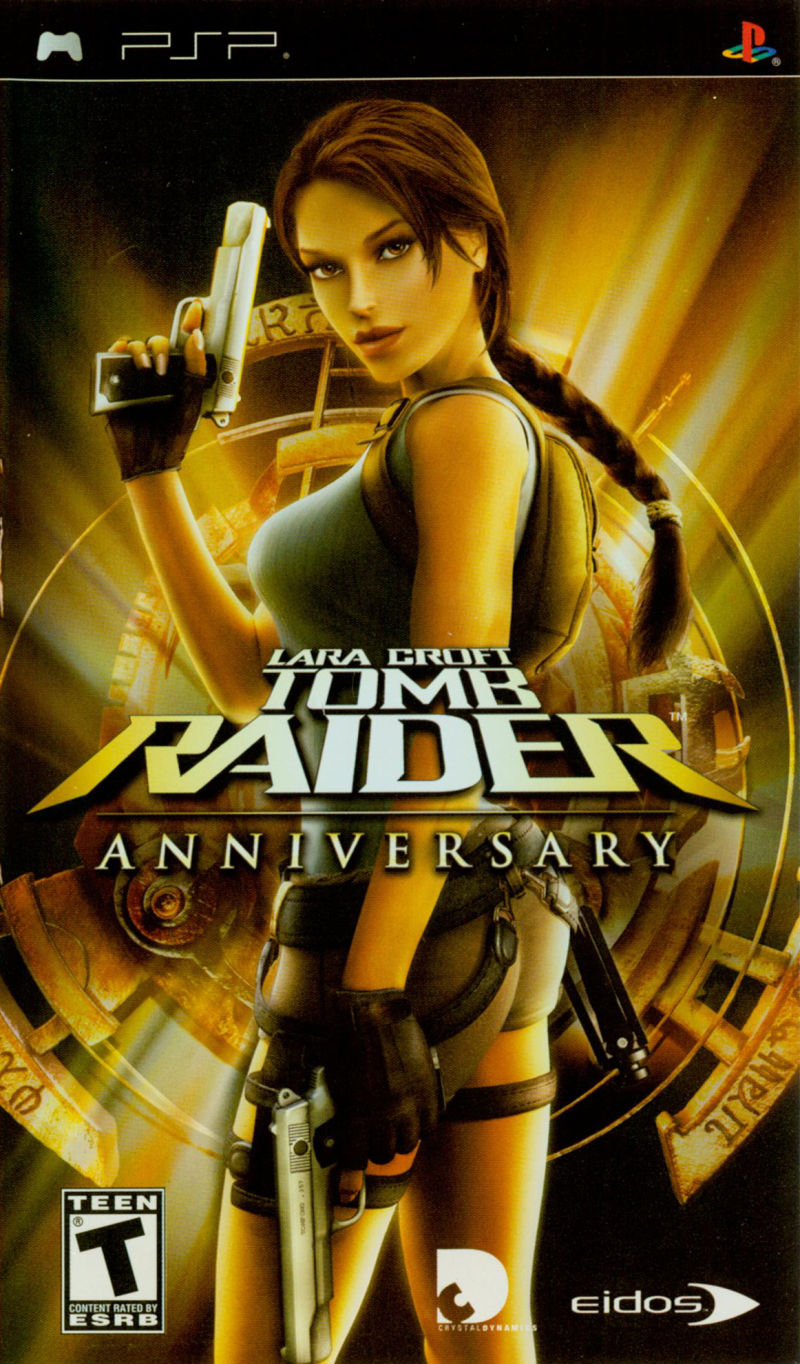 Front cover of Lara Croft: Tomb Raider - Anniversary for PlayStation Portable