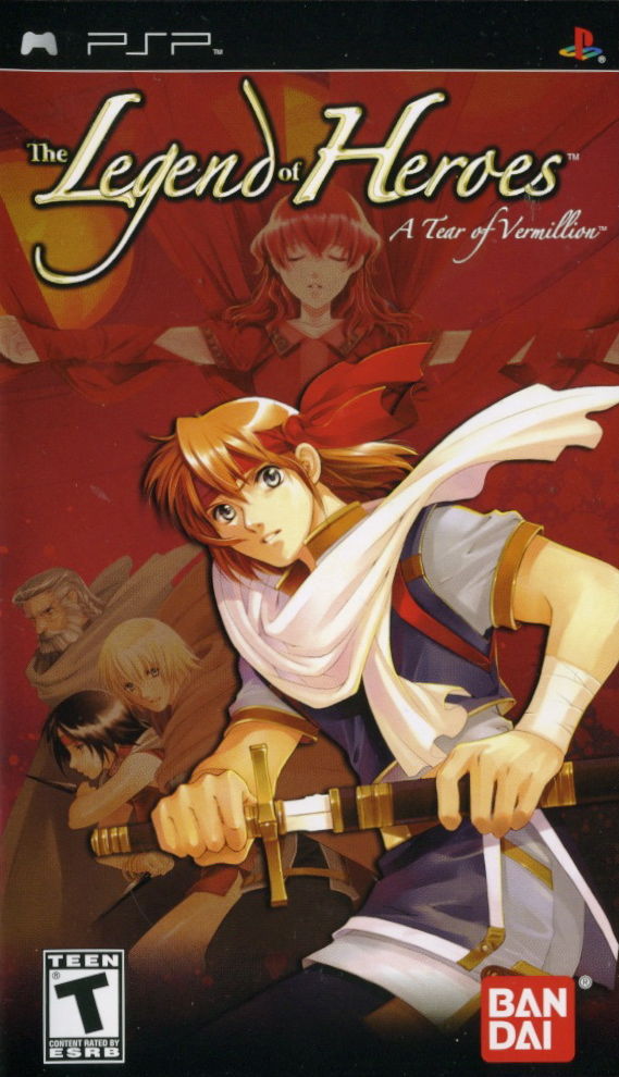 Front cover of The Legend of Heroes: A Tear of Vermillion for PlayStation Portable