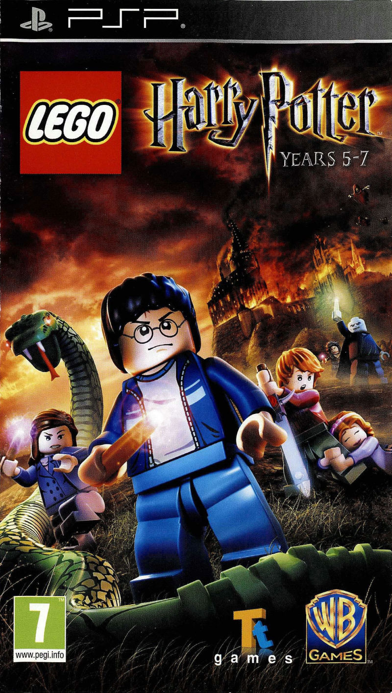 Front cover of LEGO Harry Potter: Years 5-7 for PlayStation Portable
