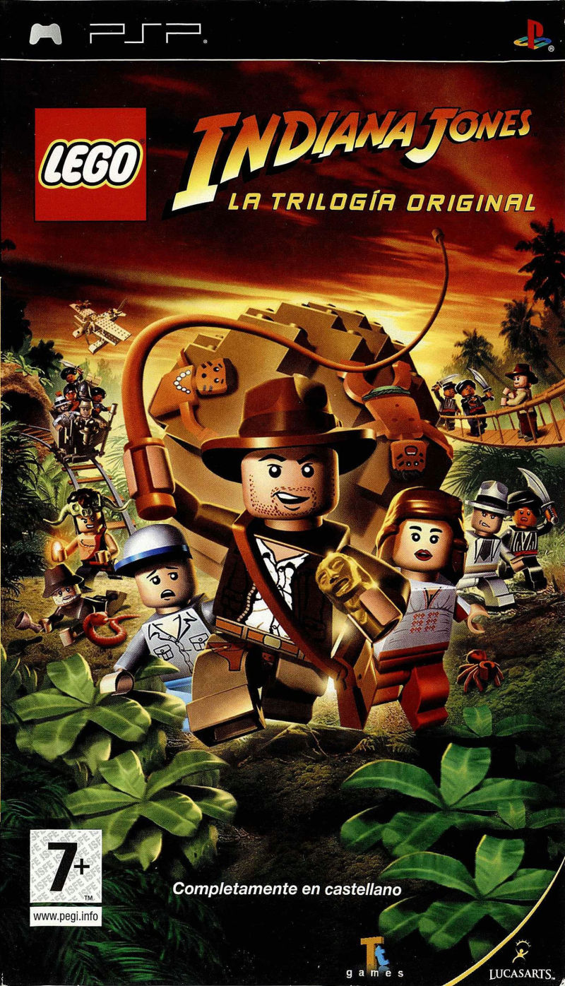 Front cover of LEGO Indiana Jones: The Original Adventures for PlayStation Portable
