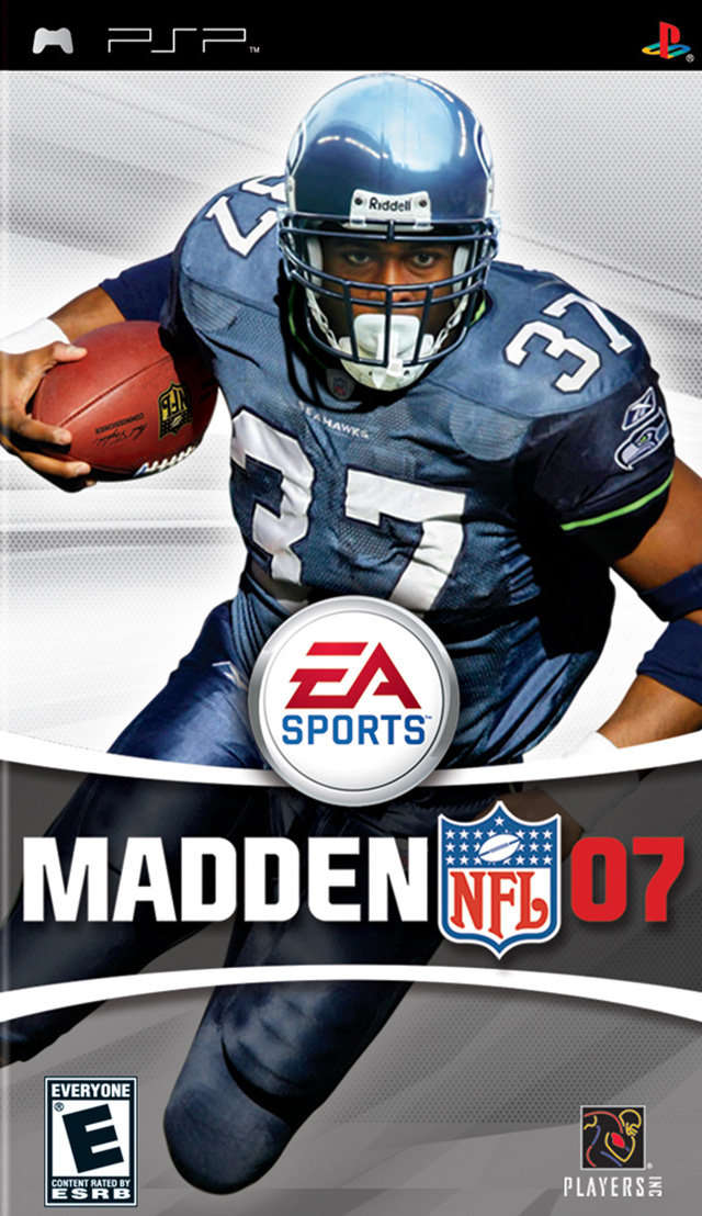 Front cover of Madden NFL 07 for PlayStation Portable
