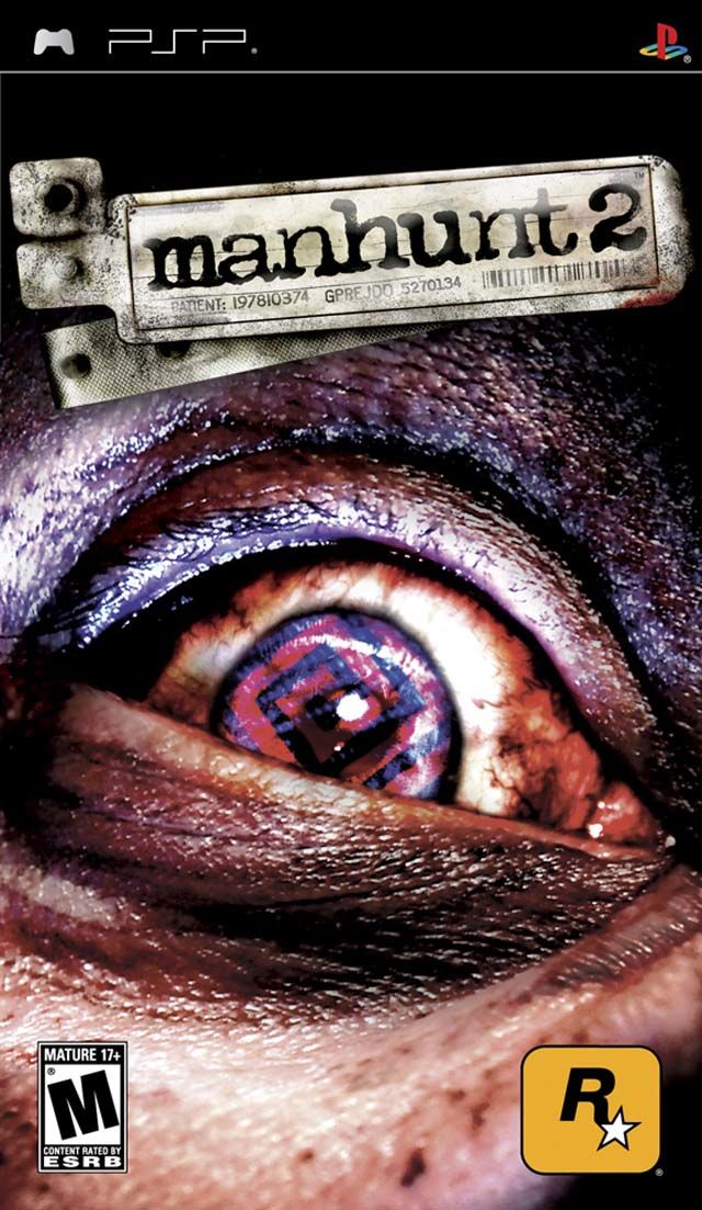 Front cover of Manhunt 2 for PlayStation Portable