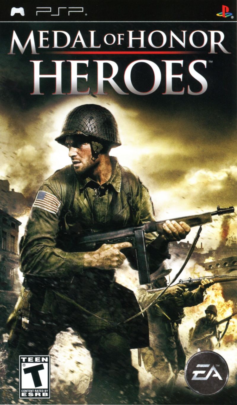Front cover of Medal of Honor: Heroes for PlayStation Portable