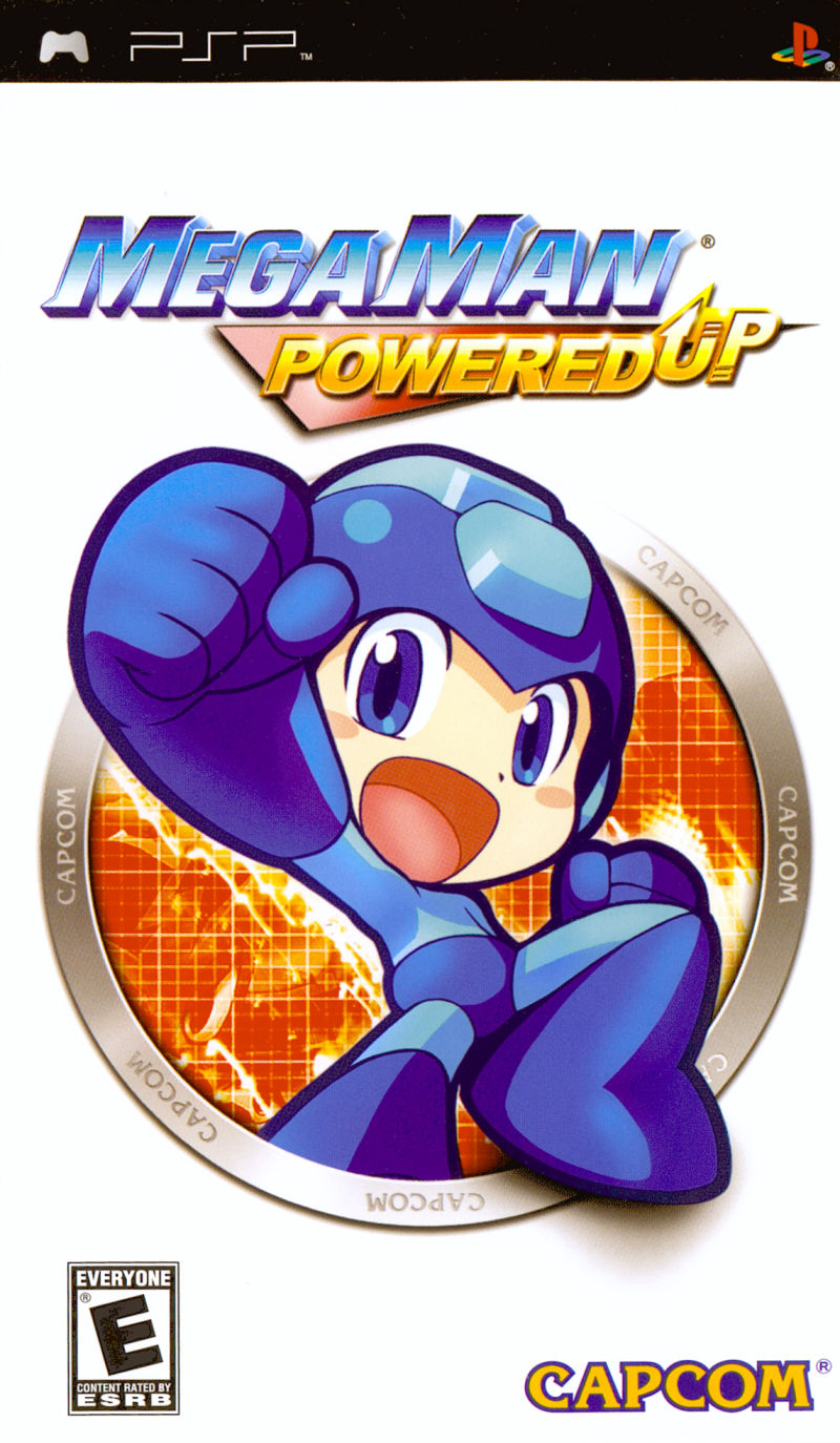 Front cover of Mega Man Powered Up for PlayStation Portable