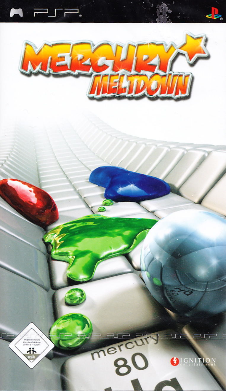 Front cover of Mercury Meltdown for PlayStation Portable