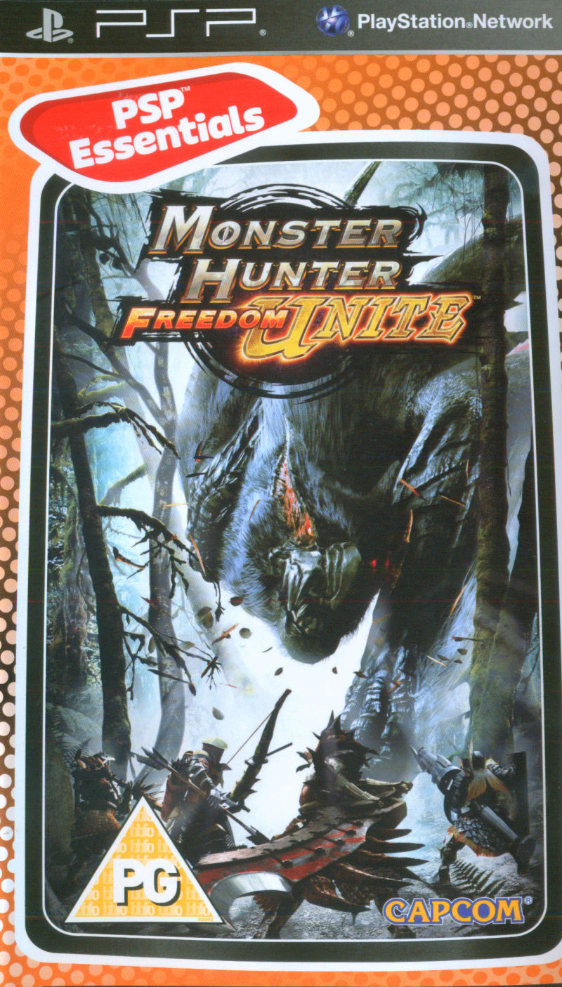 Front cover of Monster Hunter: Freedom Unite for PlayStation Portable