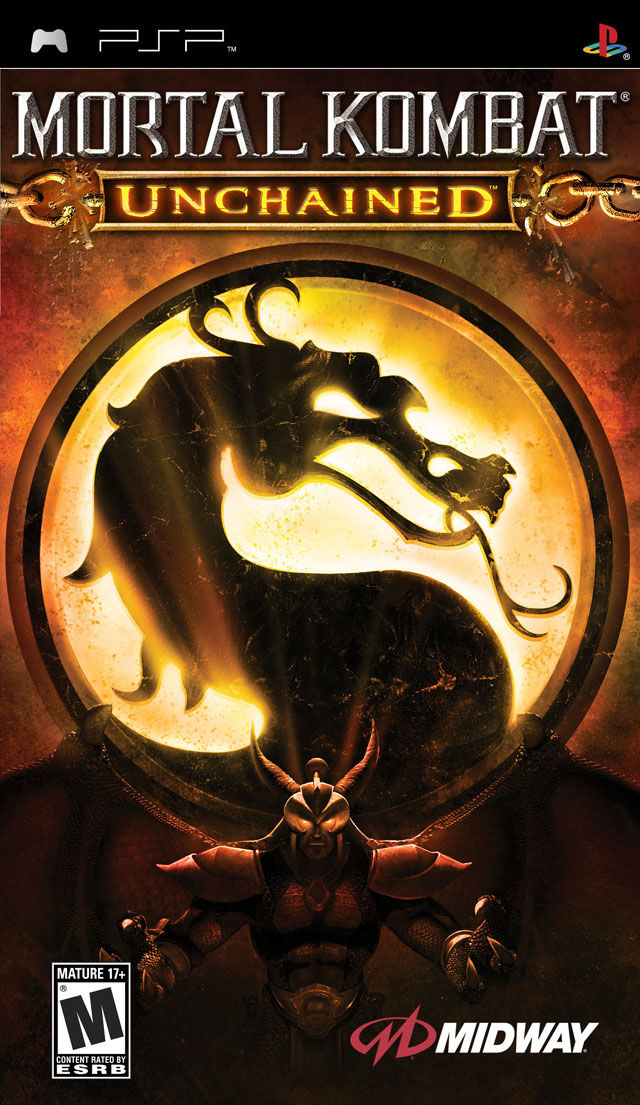 Front cover of Mortal Kombat: Unchained for PlayStation Portable