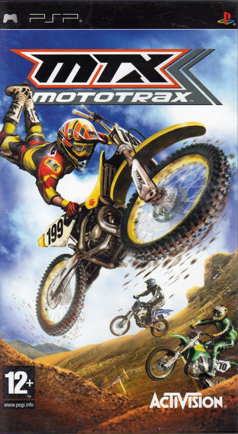 Front cover of MTX Mototrax for PlayStation Portable