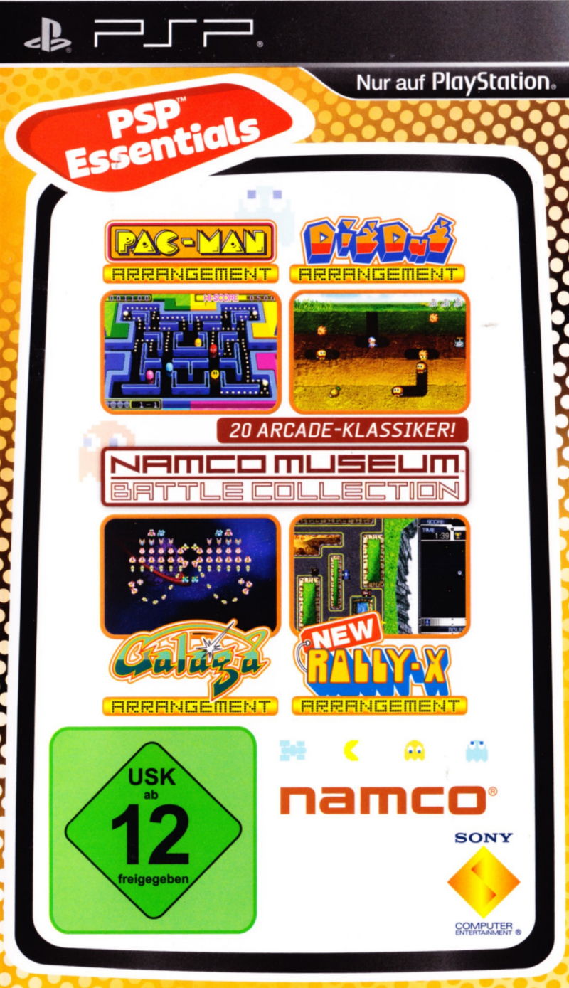 Front cover of Namco Museum Battle Collection for PlayStation Portable