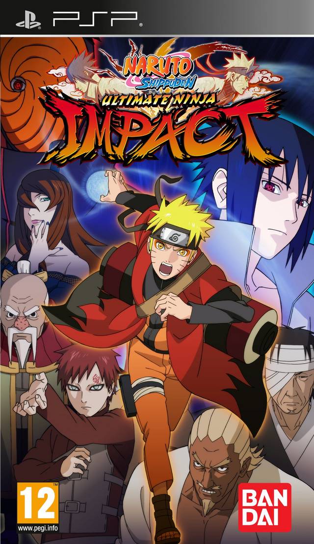 Front cover of Naruto Shippuden: Ultimate Ninja Impact for PlayStation Portable