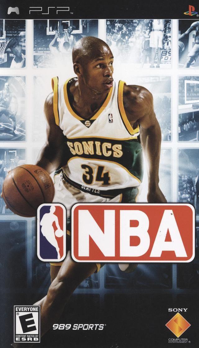 Front cover of NBA for PlayStation Portable