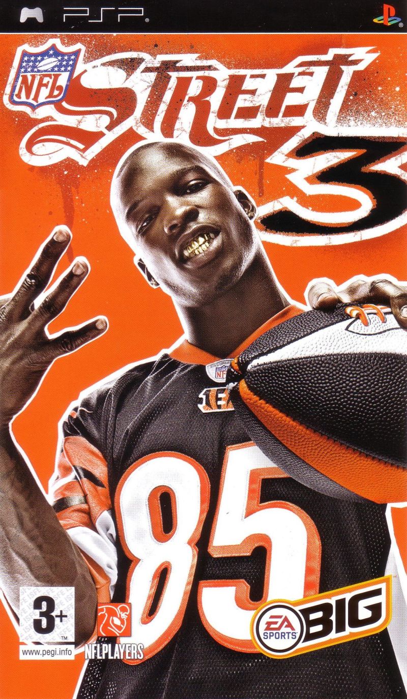 Front cover of NFL Street 3 for PlayStation Portable