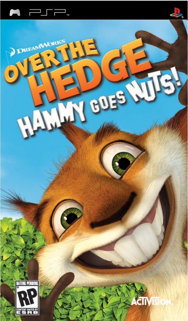 Front cover of Over the Hedge: Hammy Goes Nuts! for PlayStation Portable