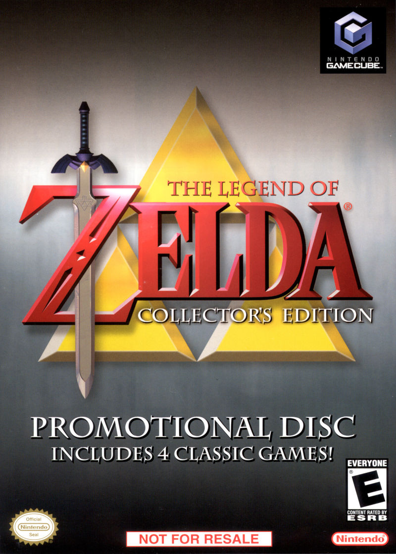 Front cover of The Legend of Zelda: Collector's Edition for Nintendo GameCube