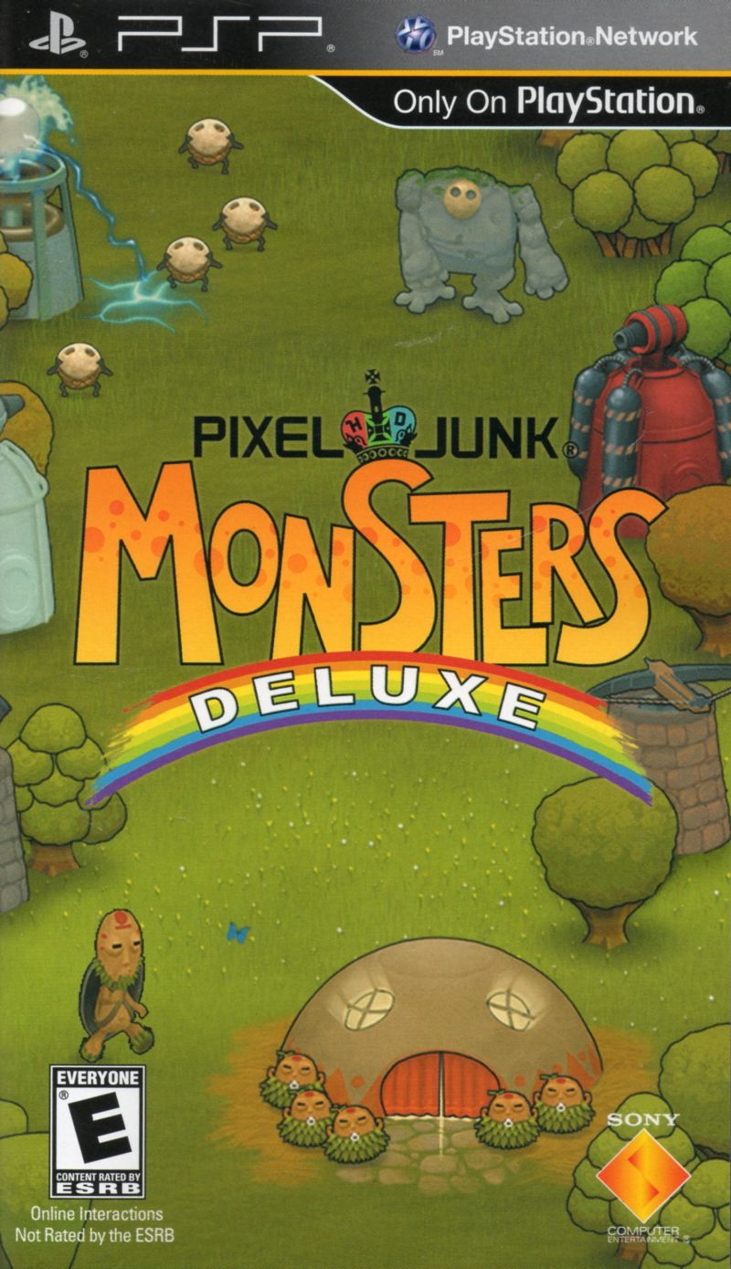 Front cover of PixelJunk Monsters: Deluxe for PlayStation Portable