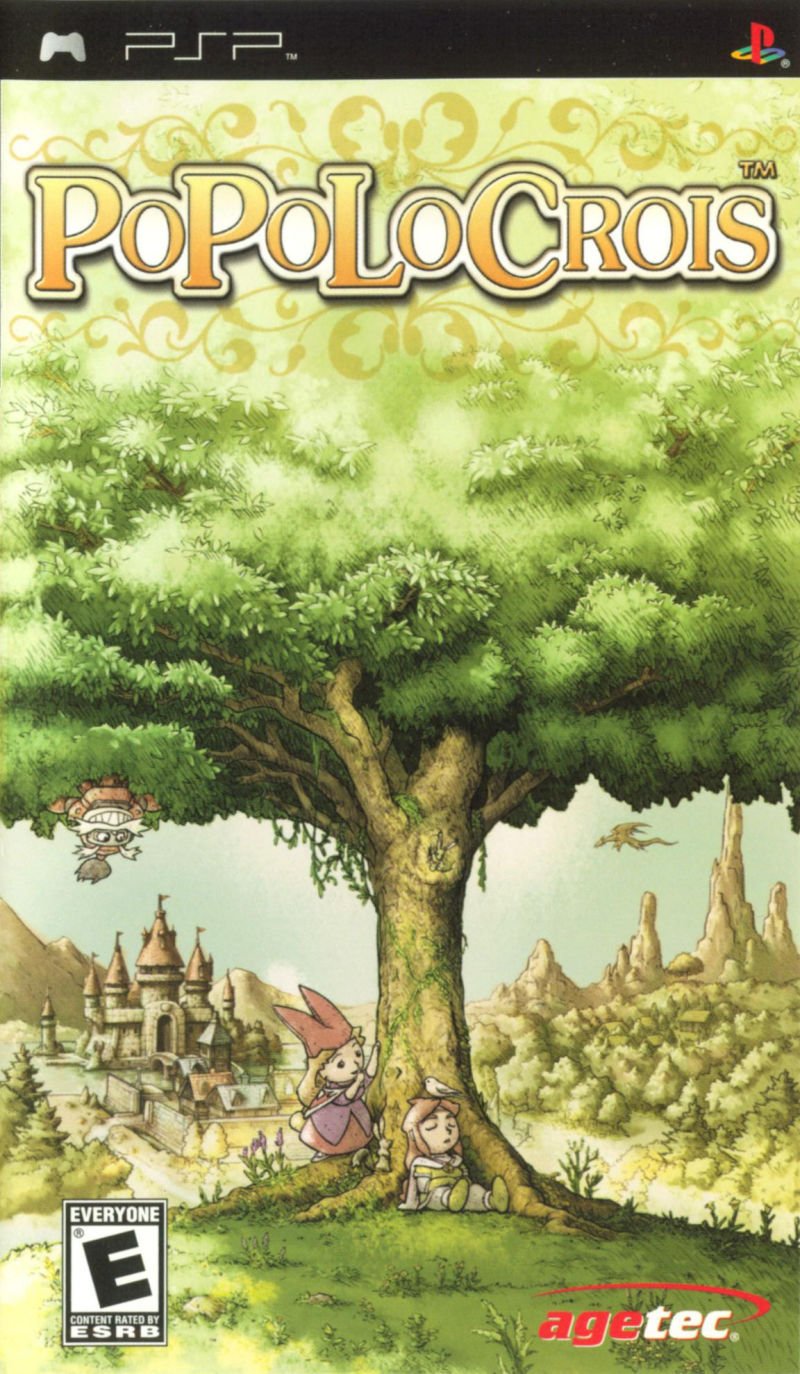 Front cover of PoPoLoCrois for PlayStation Portable