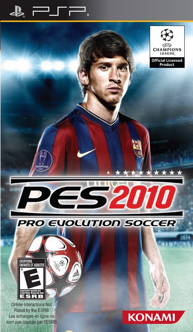 Front cover of Pro Evolution Soccer 2010 for PlayStation Portable
