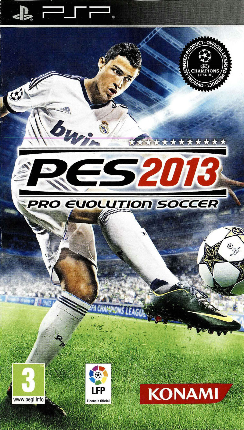 Front cover of Pro Evolution Soccer 2014 for PlayStation Portable