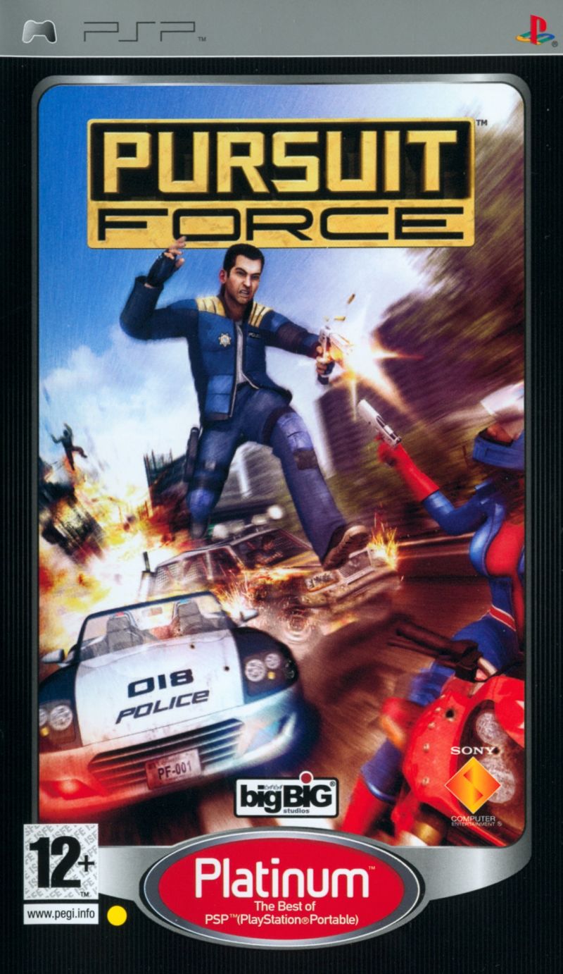 Front cover of Pursuit Force for PlayStation Portable