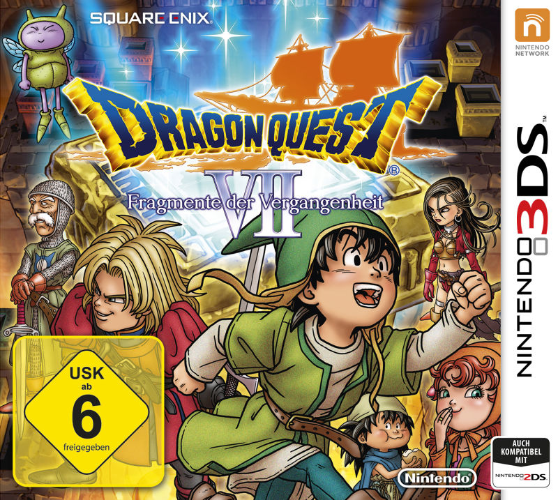 Front cover of Dragon Quest VII: Fragments of the Forgotten Past for Nintendo 3DS