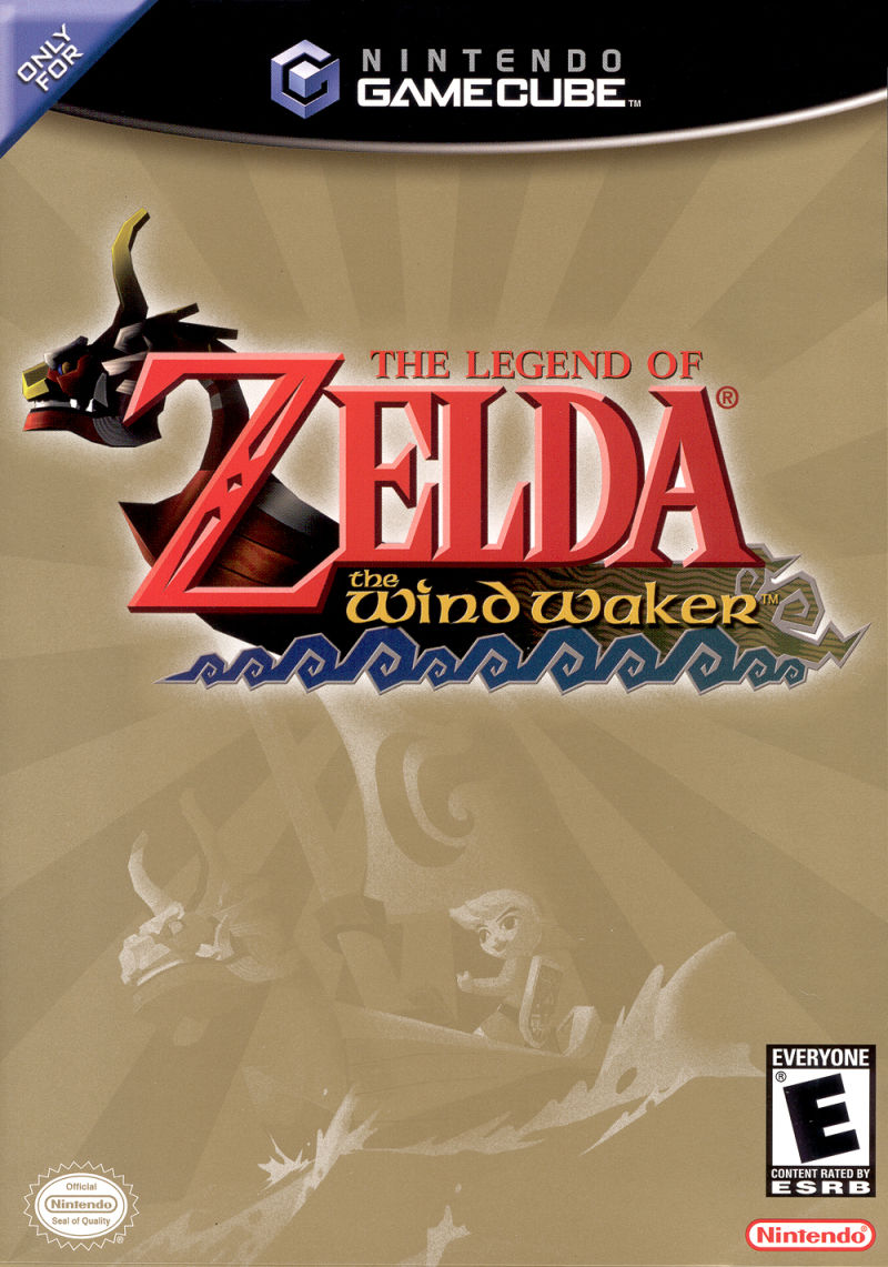Front cover of The Legend of Zelda: The Wind Waker for Nintendo GameCube