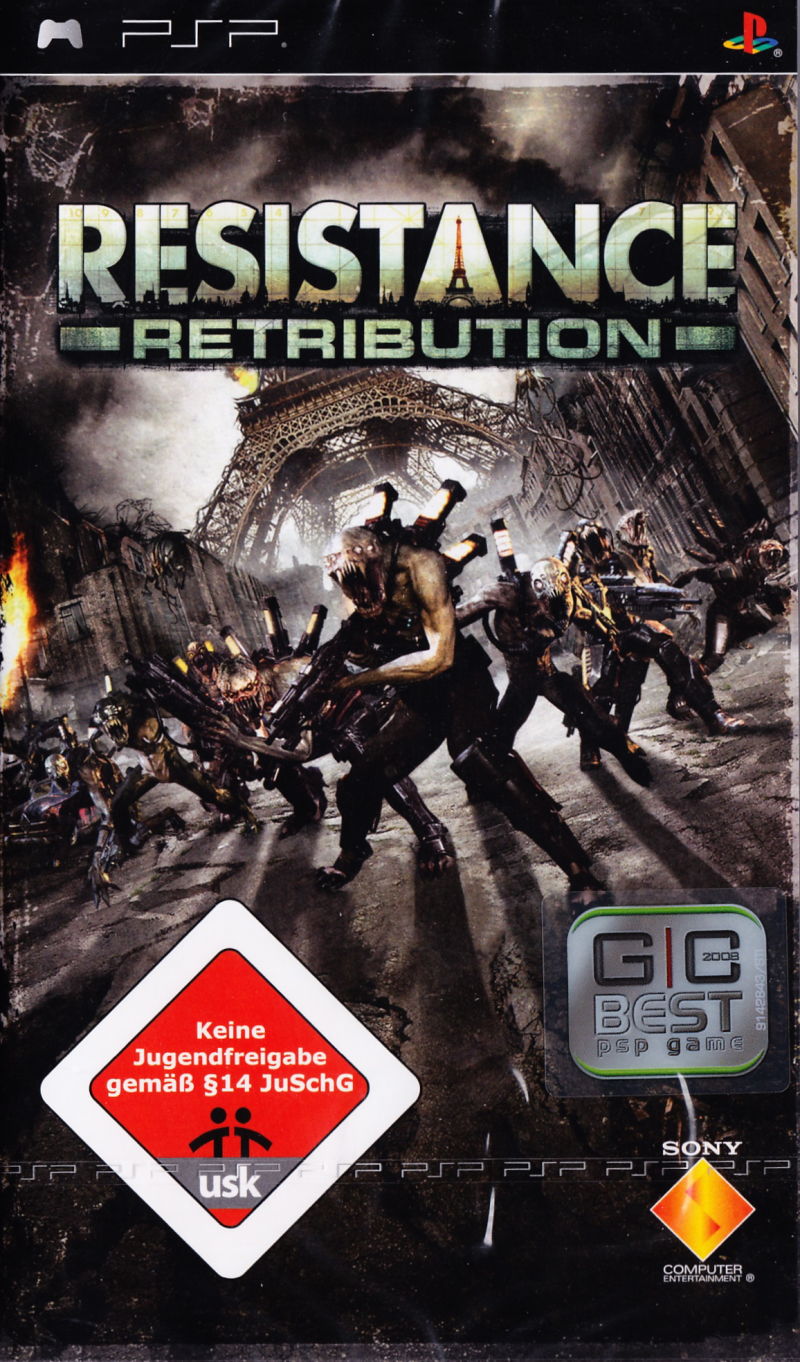 Front cover of Resistance: Retribution for PlayStation Portable