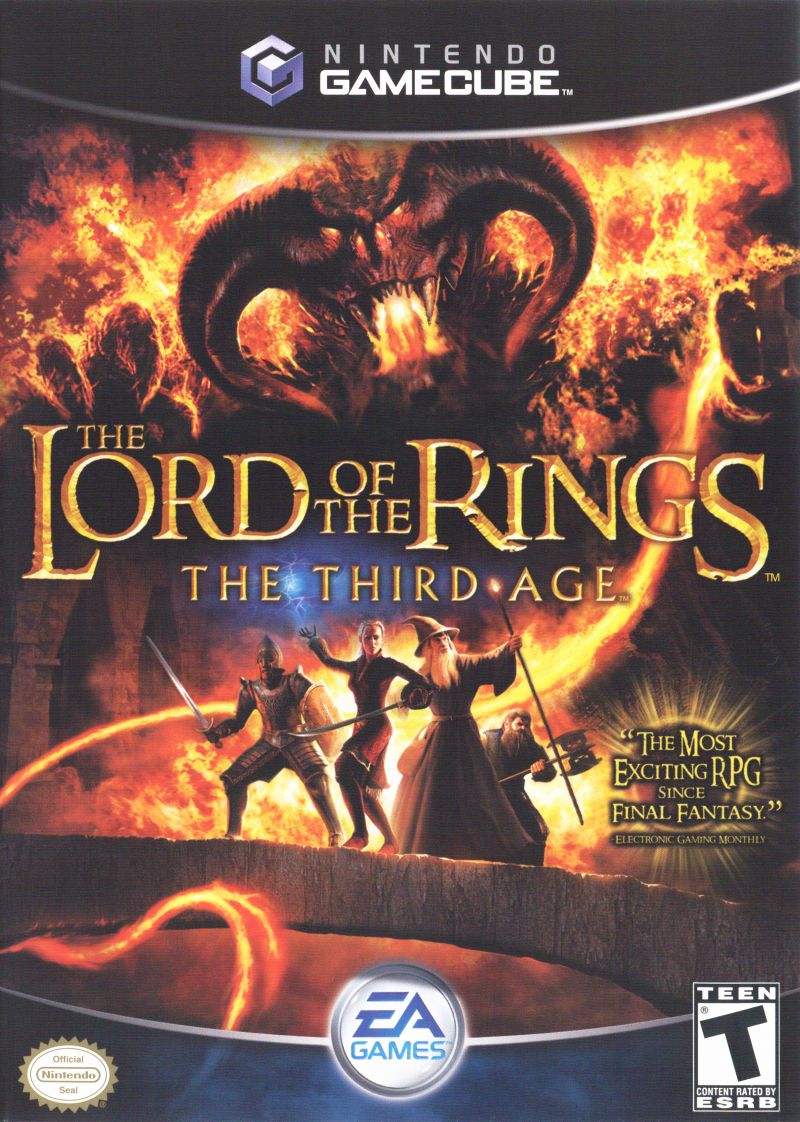 Front cover of The Lord of the Rings: The Third Age for Nintendo GameCube