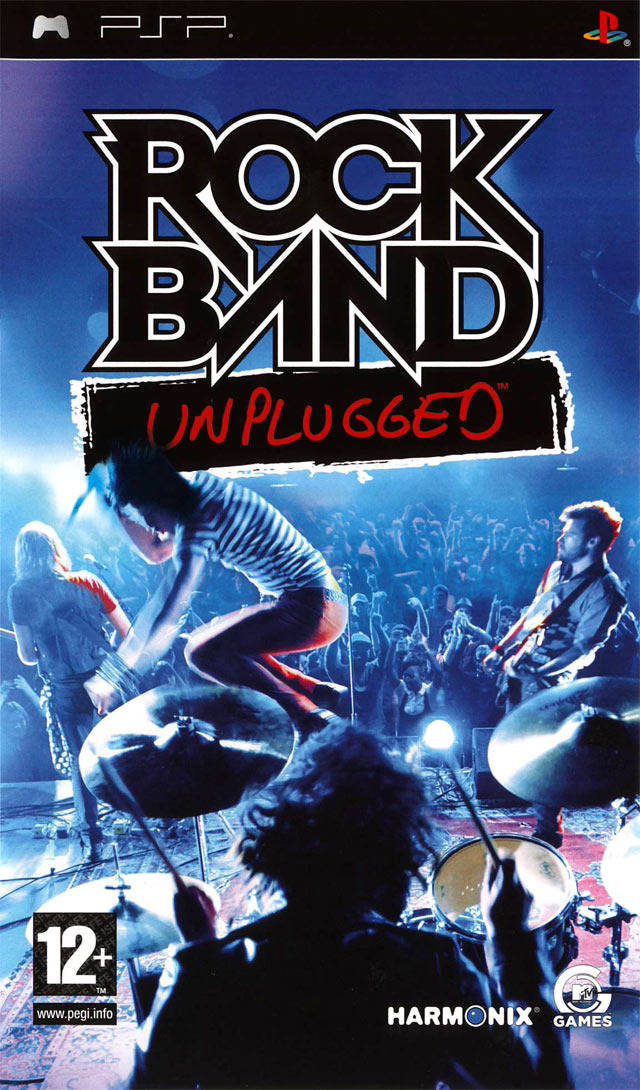 Front cover of Rock Band Unplugged for PlayStation Portable
