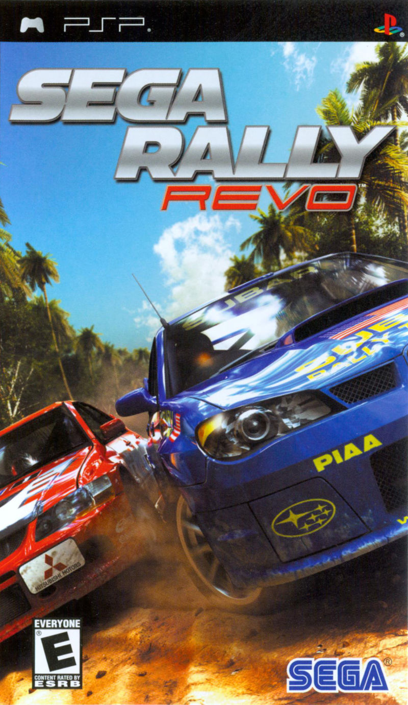 Front cover of SEGA Rally Revo for PlayStation Portable