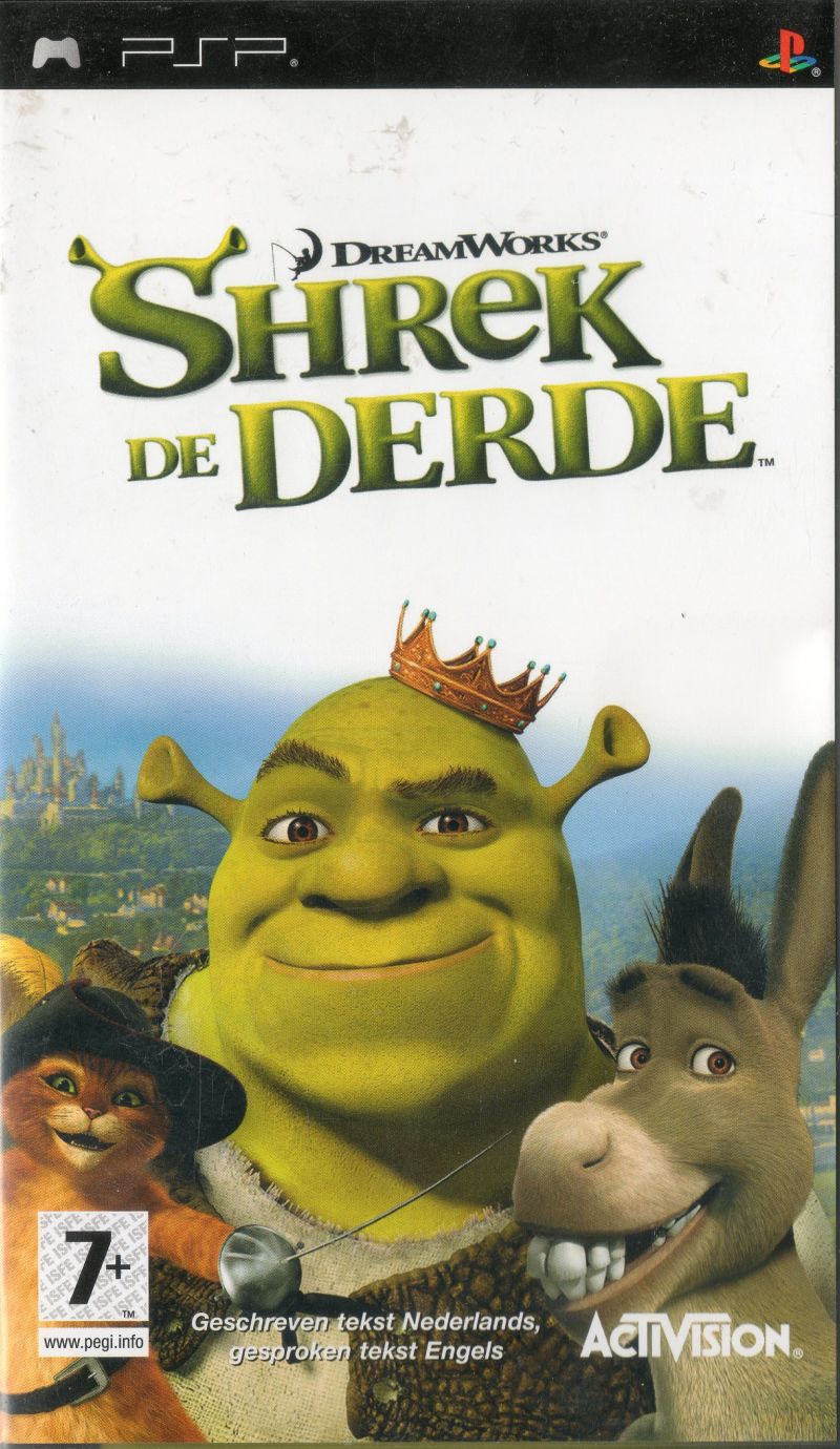 Front cover of Shrek the Third for PlayStation Portable