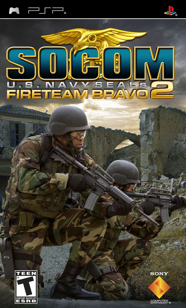 Front cover of SOCOM: U.S. Navy SEALs - Fireteam Bravo 2 for PlayStation Portable