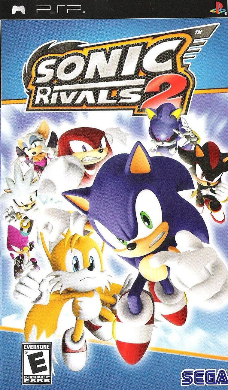 Front cover of Sonic Rivals 2 for PlayStation Portable
