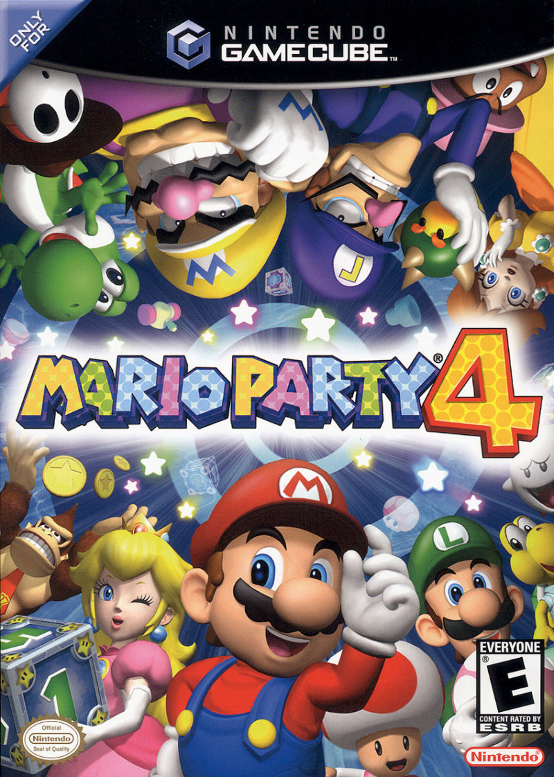 Front cover of Mario Party 4 for Nintendo GameCube