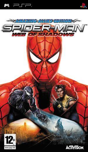 Front cover of Spider-Man: Web of Shadows - Amazing Allies Edition for PlayStation Portable