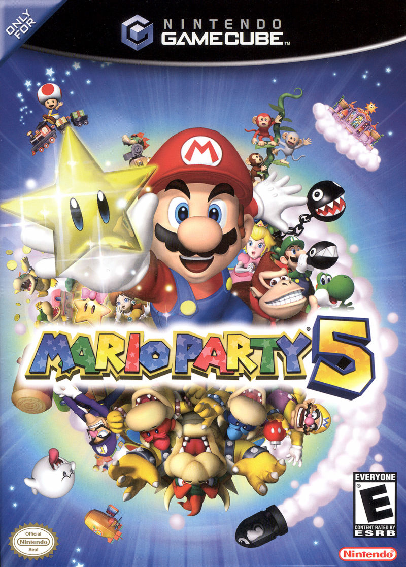 Front cover of Mario Party 5 for Nintendo GameCube