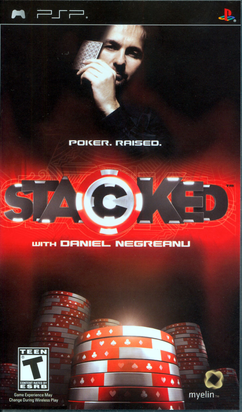 Front cover of Stacked with Daniel Negreanu for PlayStation Portable