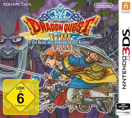 Front cover of Dragon Quest VIII: Journey of the Cursed King for Nintendo 3DS
