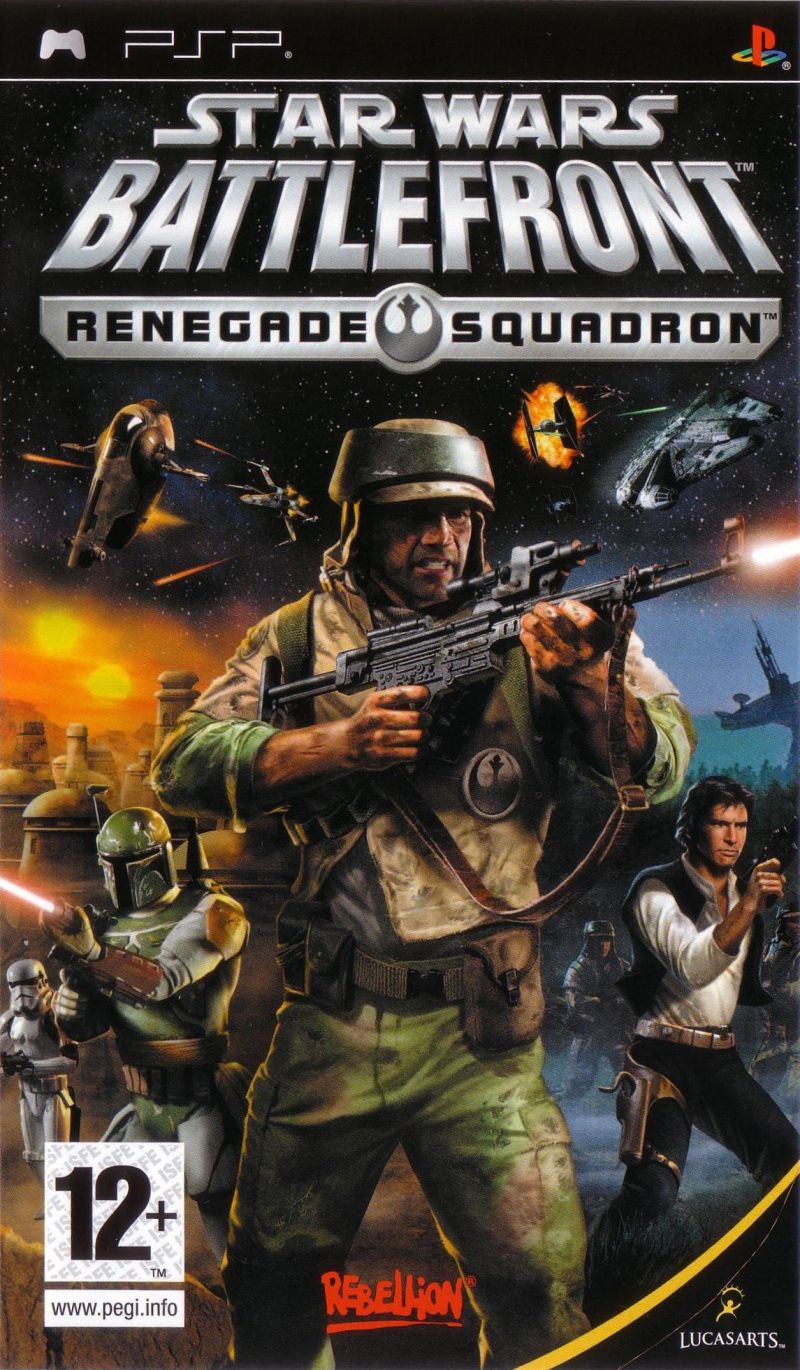 Front cover of Star Wars: Battlefront - Renegade Squadron for PlayStation Portable