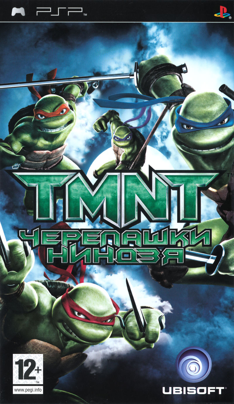 Front cover of TMNT for PlayStation Portable
