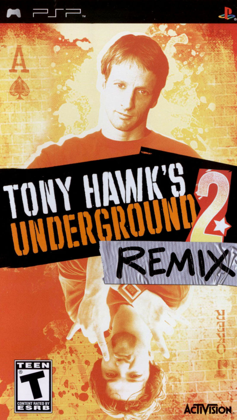 Front cover of Tony Hawk's Underground 2: Remix for PlayStation Portable