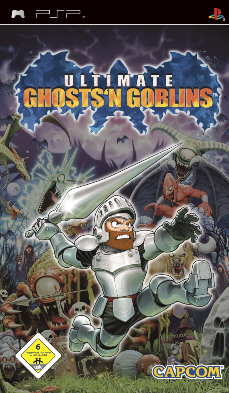 Front cover of Ultimate Ghosts'N Goblins for PlayStation Portable
