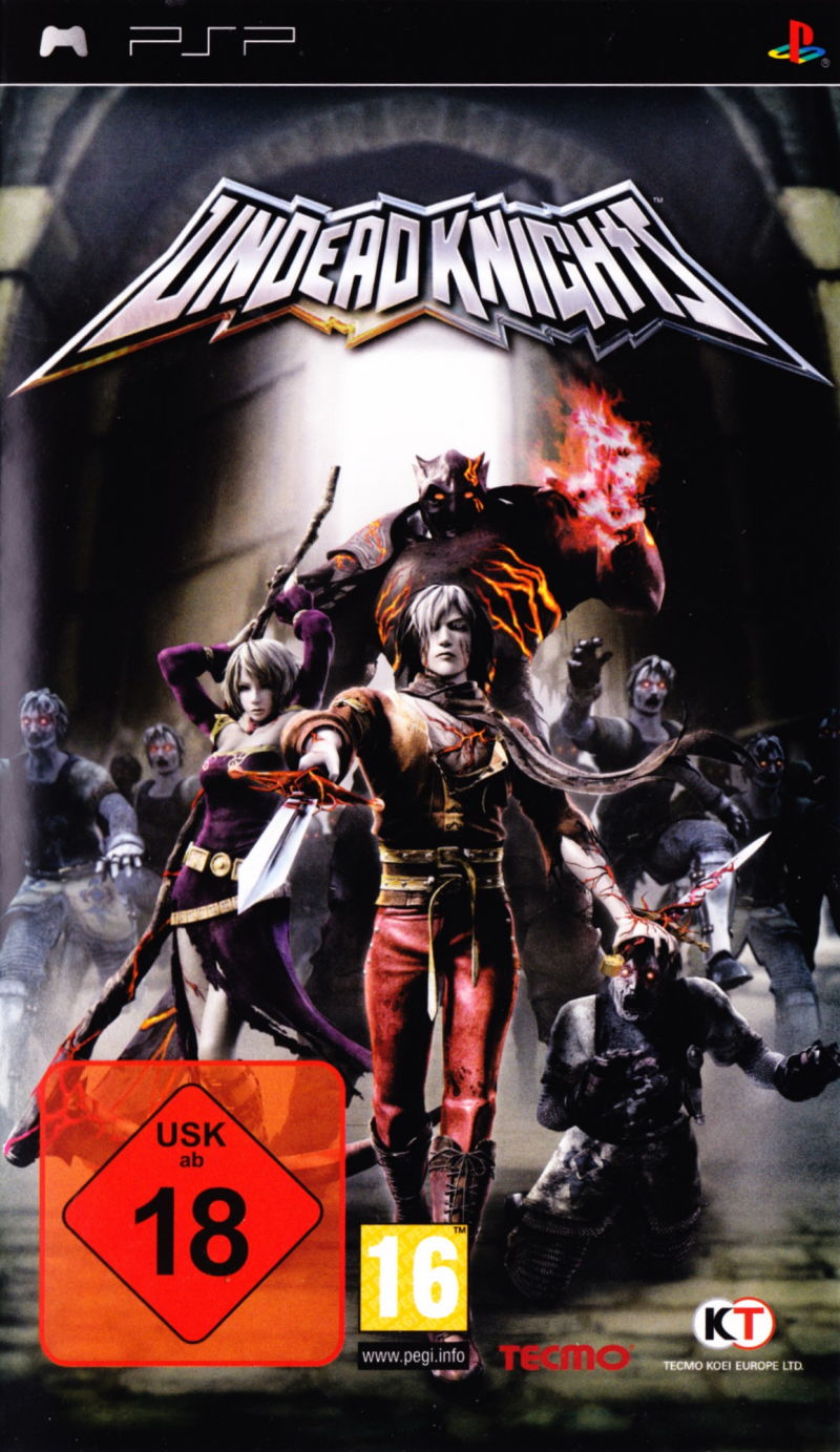 Front cover of Undead Knights for PlayStation Portable
