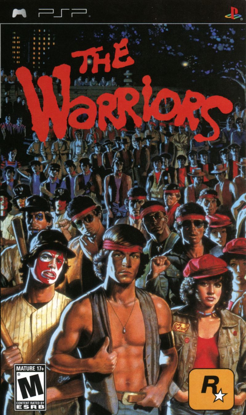 Front cover of The Warriors for PlayStation Portable