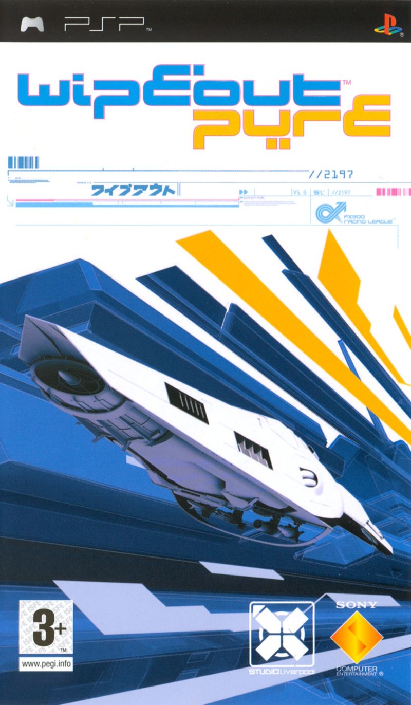 Front cover of WipEout Pure for PlayStation Portable
